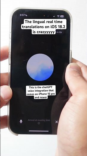 iPhone translates multiple languages in real time!