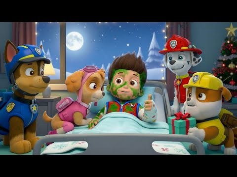 Paw Patrol 3D Animation: The Pups Visit Ryder in the Hospital on Christmas Night | Rainbow 3
