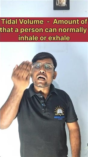 Respiratory volume, spirometer |Tidal volume |Breathing and exchange of gases|# neet |# boards