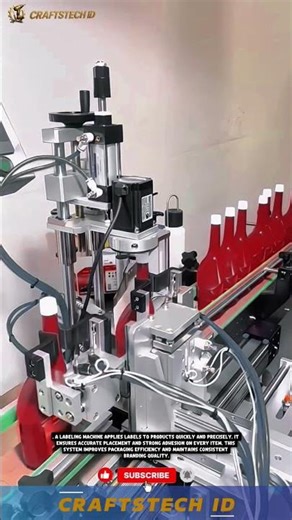 Automatic Labeling Machine – Efficient and Precise Product Labeling #industrialmachine #machine