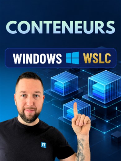 Attendez… Docker Desktop n’est peut-être plus nécessaire sur Windows ? 👀🐳 Microsoft intègre désormais à WSL un outil en ligne de commande, wslc, pour exécuter des conteneurs Linux. Son nom : WSL Containers. ⚡ Je vous montre comment l'installer, lancer vos premiers conteneurs, créer une image à partir d'un Dockerfile et gérer la persistance des données avec les volumes. 🔥 Et en cadeau, vous trouverez un récap des commandes à la fin de la vidéo ! Si tu veux en savoir plus, va voir la vidéo comp