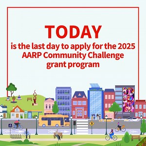 ⏰ Today is the last day to apply for the 2025 AARP Community...
