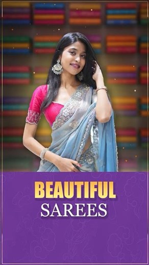 🌸 Beautiful Sarees | Latest Saree Collection 2025 | She Needs Saree World 🌸 #shorts