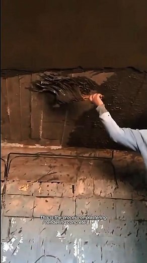 Ceiling Cement Plastering Technique | Fast Rough Finish Rendering Method