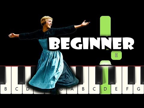 Edelweiss - Sound of Music - Easy Piano Tutorial - Slow Speed