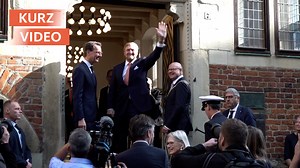 Niederländischer König Willem-Alexander zu Besuch in Münster