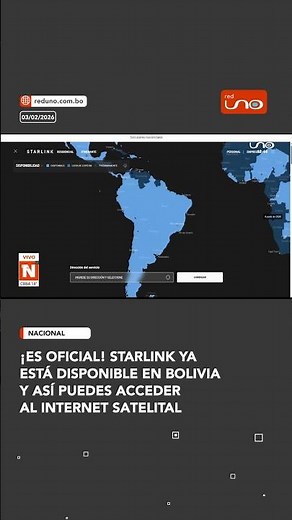 ¡ES OFICIAL! STARLINK YA ESTÁ DISPONIBLE EN BOLIVIA Y ASÍ PUEDES ACCEDER AL INTERNET SATELITAL