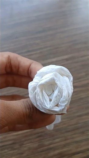 tissue rose #craft #diy #art #papercraft #flowers #tissue #love #trending #shorts #youtubeshorts