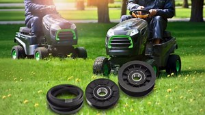 GX20006 GX20286 GX20287 V-Idler Pulley Flat Pulley Kit Drive Belt Idler Kit Fit for John Deere Mower Decks L100 L110 L120 L130 L107 D110 D120 D130 D140 LA110 LA120 LA130 LA140 LA150 X110 X120 X140