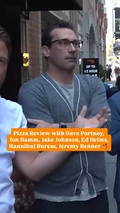 Viva La Food | Pizza Review in NYC with Jon Hamm, @jeremyrenner @hannibalburess @edhelms @mrjakejohnson @stoolpresidente Follow for the best recipes,... | Instagram