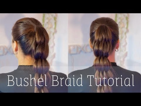 Banana Bushel Ponytail Braid ✨Tutorial 🤍