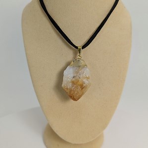 Citrine Necklace, gemstone jewelry, gift idea, success stone,