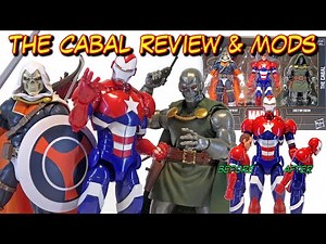 The Cabal Taskmaster Iron Patriot Doctor Doom Unboxing Review & Mods Hasbro Pulse Marvel Legends