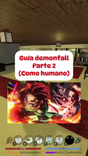 Guia demonfall parte 2 ☀️🧶 #fyp #parati #demonfall #demonfallroblox | demon hunter roblox