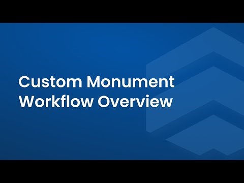 Custom Monument Workflow Overview in GordE