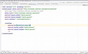 23. Android 基础控件 --- 5. ListView基础使用