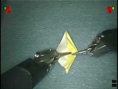 origami with DaVinci robot