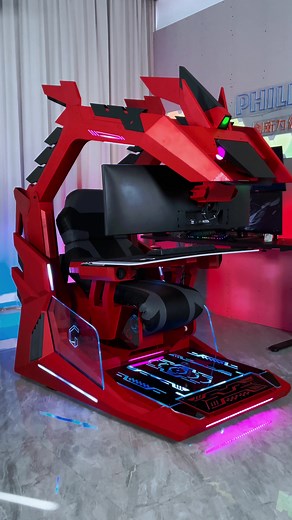 G Dragon 2.0 in 13s #gamingontiktok #gamingsetup #rgb #gameroom #gamer #pc