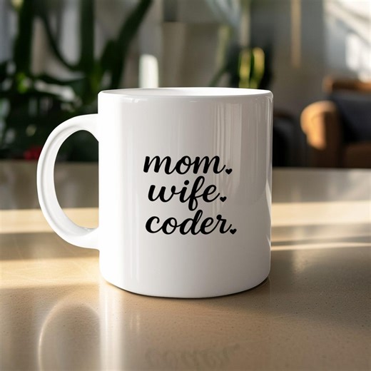 Personalized Mom Wife Coder Mug for Programmer, Mother's Day Gift - Etsy
