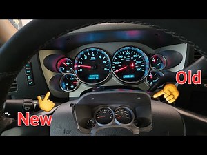 07-13 GM 4 gauge to 6 gauge cluster swap with odometer correction