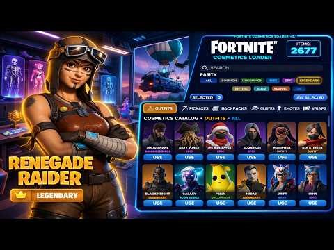 [NEW] Galaxy Swapper Fortnite 2026! | Skin Changer / OG Skins | Showcase