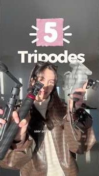 5 tripods you can use in your videos to improve your content + review #tripod #socialmedia