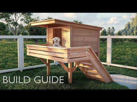 Easy DIY: Elevated Dog House Build Guide for Beginners