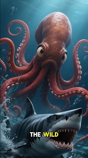 Tiger Shark vs Giant Squid: The Ultimate Showdown