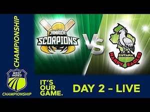 🔴 LIVE Jamaica v Guyana - Day 2 | West Indies Championship 2024 | Thursday 11th April