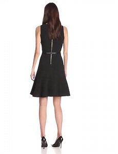 Watch Calvin Klein Women's Woven Flared Dress on Amazon Live