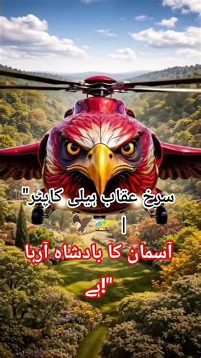 "سرخ عقاب ہیلی کاپٹر 🦅🚁 | آسمان کا بادشاہ آرہا ہے!"