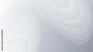 This stock motion graphic video of 4k Clean White Background Loop with gentle overlapping curves on seamless loops.