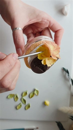 Мастер-класс: декорируем баночку из FIMO/ Decorating Jars with Hydrangea and Chocolate from FIMO
