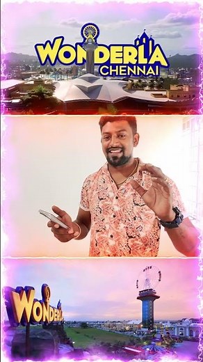 Chennai wonderla 👆🏻| new theme park india’s first inverted coaster ride #themepark #fun #trending