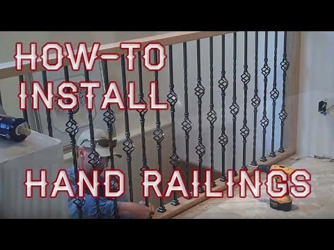 How-to Install Balcony Hand Railings