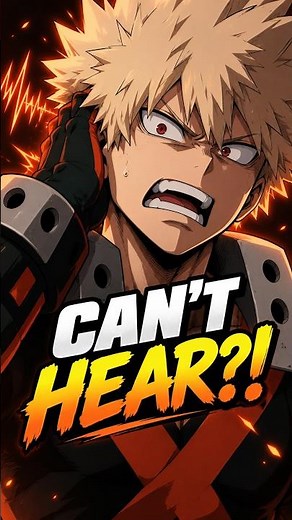 What constant explosions do to Bakugo’s ears 💥 #bakugo #mha #theory