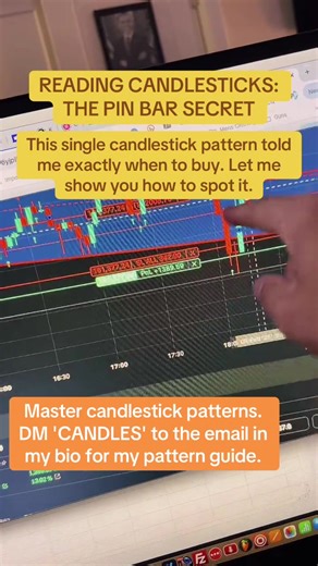 The pin bar screams reversal. When it forms at support after a fake breakdown, it’s the market begging you to buy. Learn to listen. 🕯️ #PinBar #CandlestickPatterns #ReversalTrading #MarketSignals #PriceAction