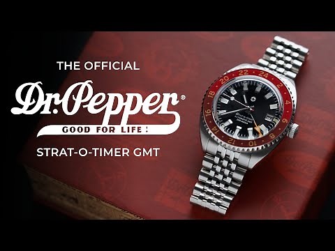 Dr Pepper® x Jack Mason Strat-o-timer GMT | Miyota 9075 Traveler's GMT | Official Collaboration