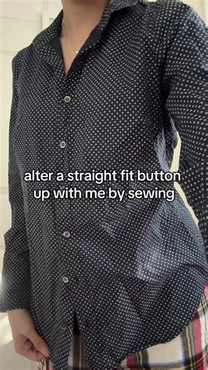 Thrifted Shirt Alteration Tutorial for a Modern Fit