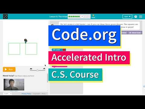The Artist - Lesson 5.7 Tutorial with Answers - Code.org Accelerated Intro to CS Course