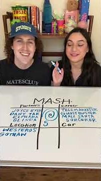 Ever play this in school?✏️📚🚌 #gamenight #twoplayergames #penandpaper #mash #couplegames