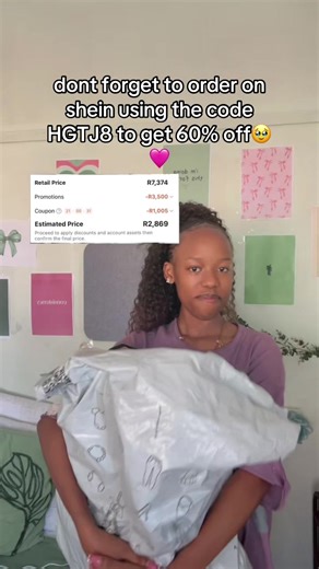 Create a new SHEIN account ,Put the code HGTJ8 in search button then start shopping. If it doesn’t work,use another phone that never ordered on SHEIN #shein #plug #discountcode