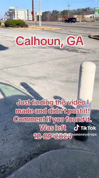 Money Drop Mystery in Calhoun, GA