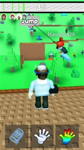 swinging on the roblox #youtubeshorts #roblox
