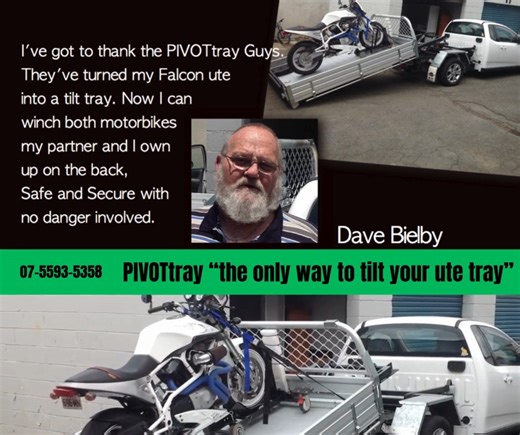 PIVOTtray turns your ute tray into a smart tilt‑tray. It lowers like...