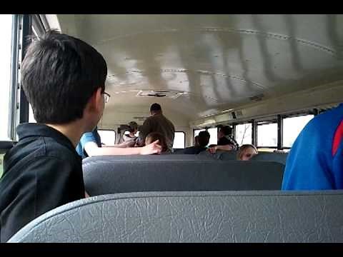 Bus driver gets mad at kid