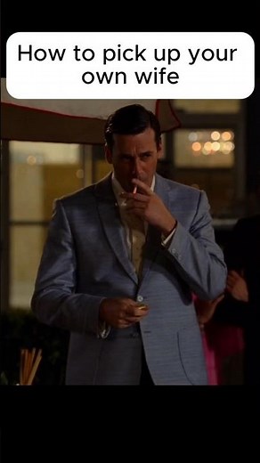 He stole her right in front of them #dondraper #madmen