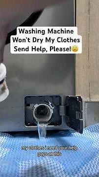 The defy front loader washing machine is not drying my clothes. How do I fix this? #laundry #fyp