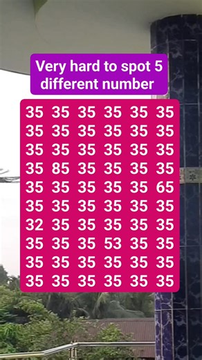 8.7K views · 111 reactions | Not easy to find 5 different number #puzzle #quiz #fblifestyle #fun | Intelligence & Logic | Facebook