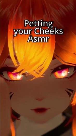 ASMR Petting your Cheeks #asmr #vtuber #vrchat